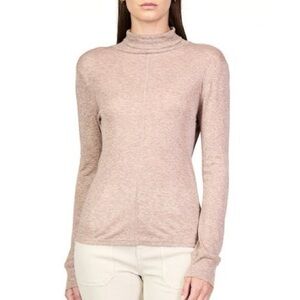 Sanctuary Exposed Seams Mock Neck
